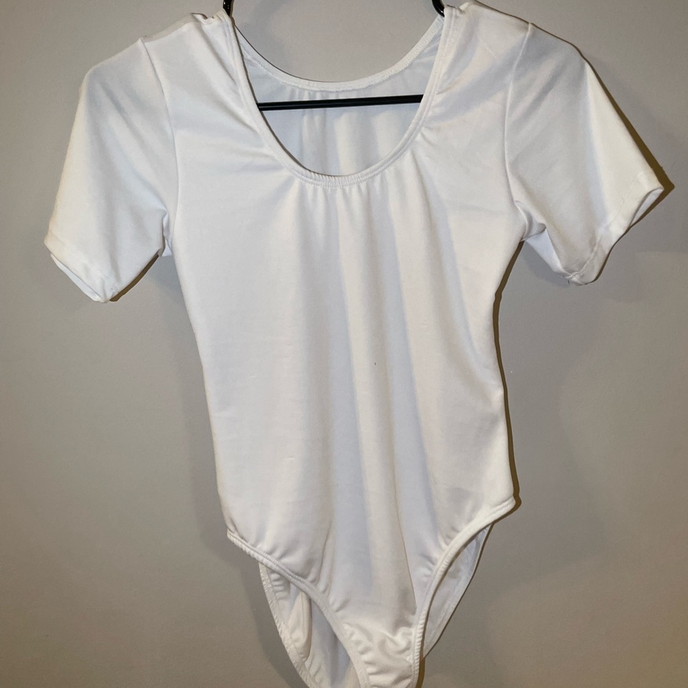 White Dance Leotard